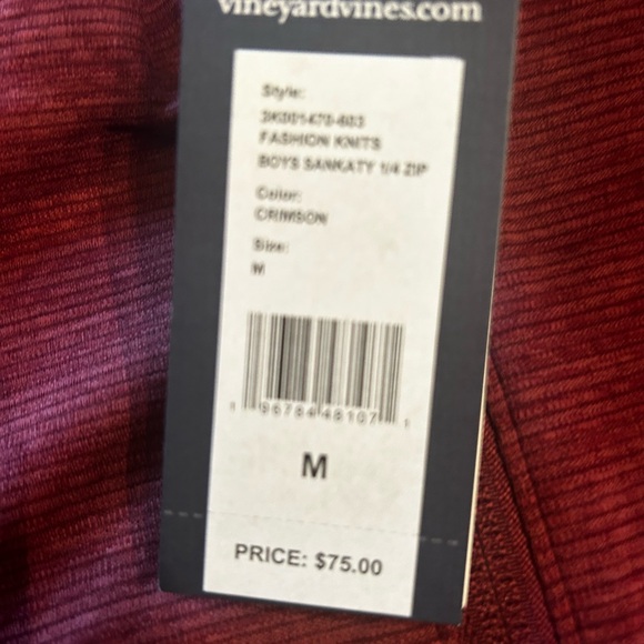 NWT Vineyard Vines Pullover Lightweight Athletic Style San Francisco 49ers - Picture 5 of 5